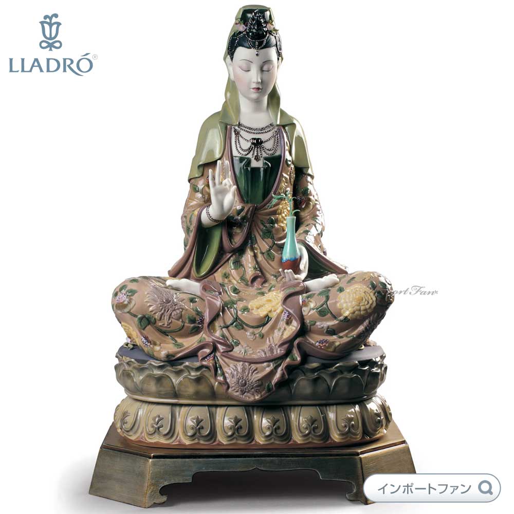 楽天市場】リヤドロ Kwan Yin 慈愛 01008302 観音菩薩 LLADRO