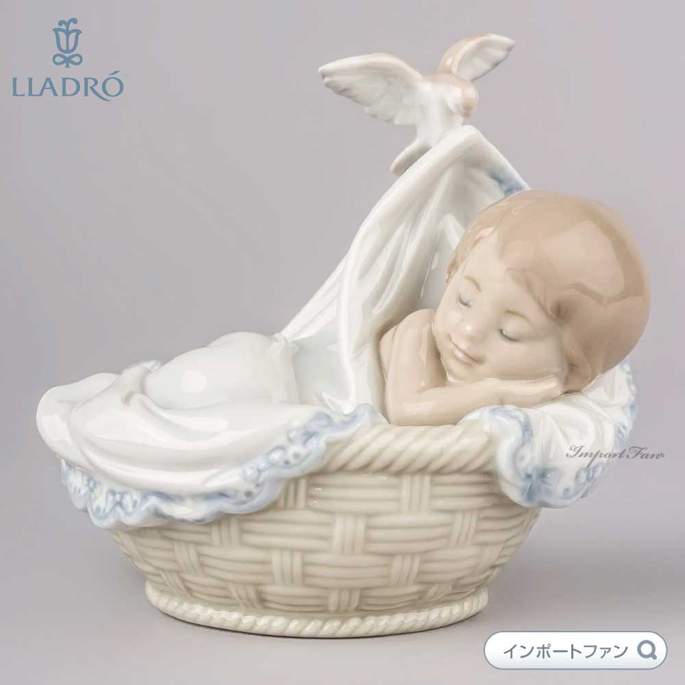 楽天市場】リヤドロ 守ってあげるよ 男の子 天使 赤ちゃん