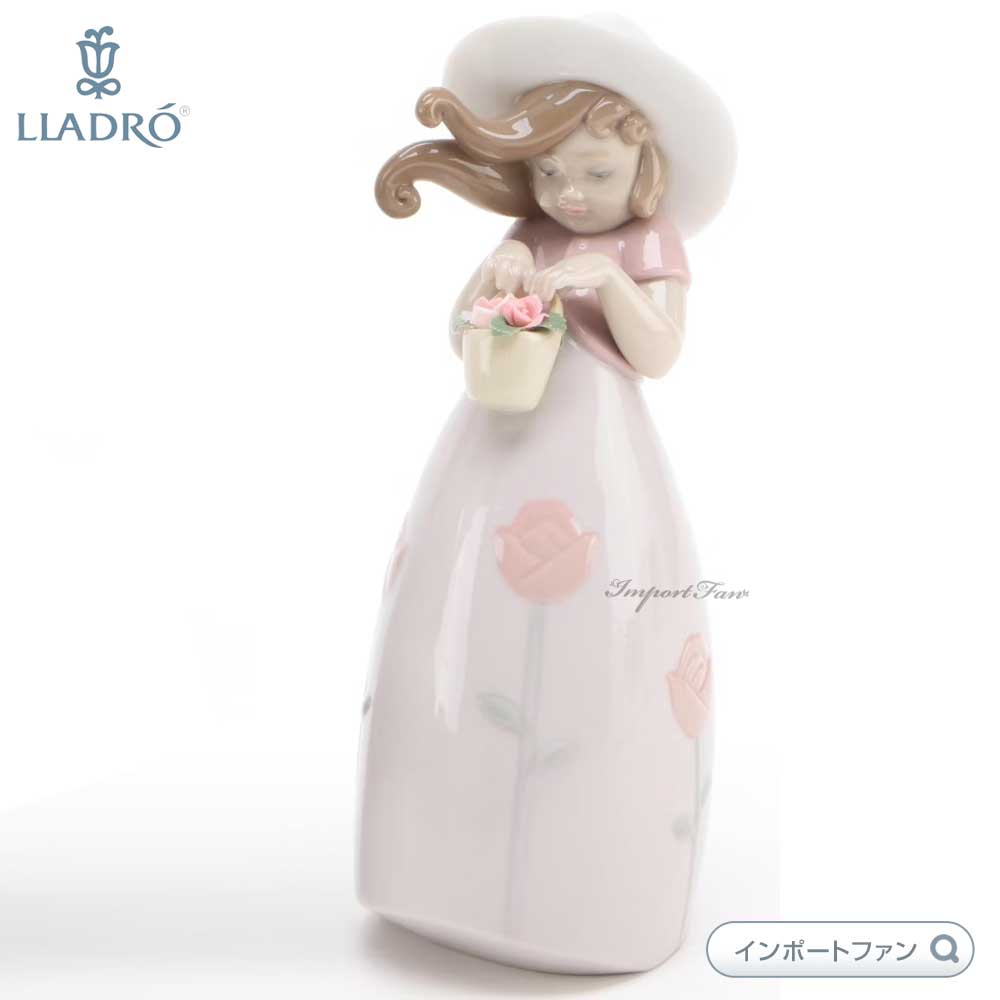 楽天市場】リヤドロ さわやかな風 少女 花 置物 01008248 LLADRO