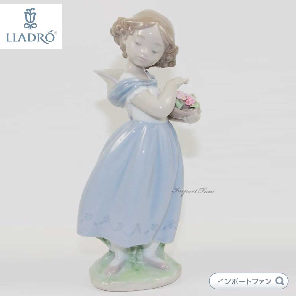 楽天市場】リヤドロ きれいな花ばかり 少女 置物 01005222