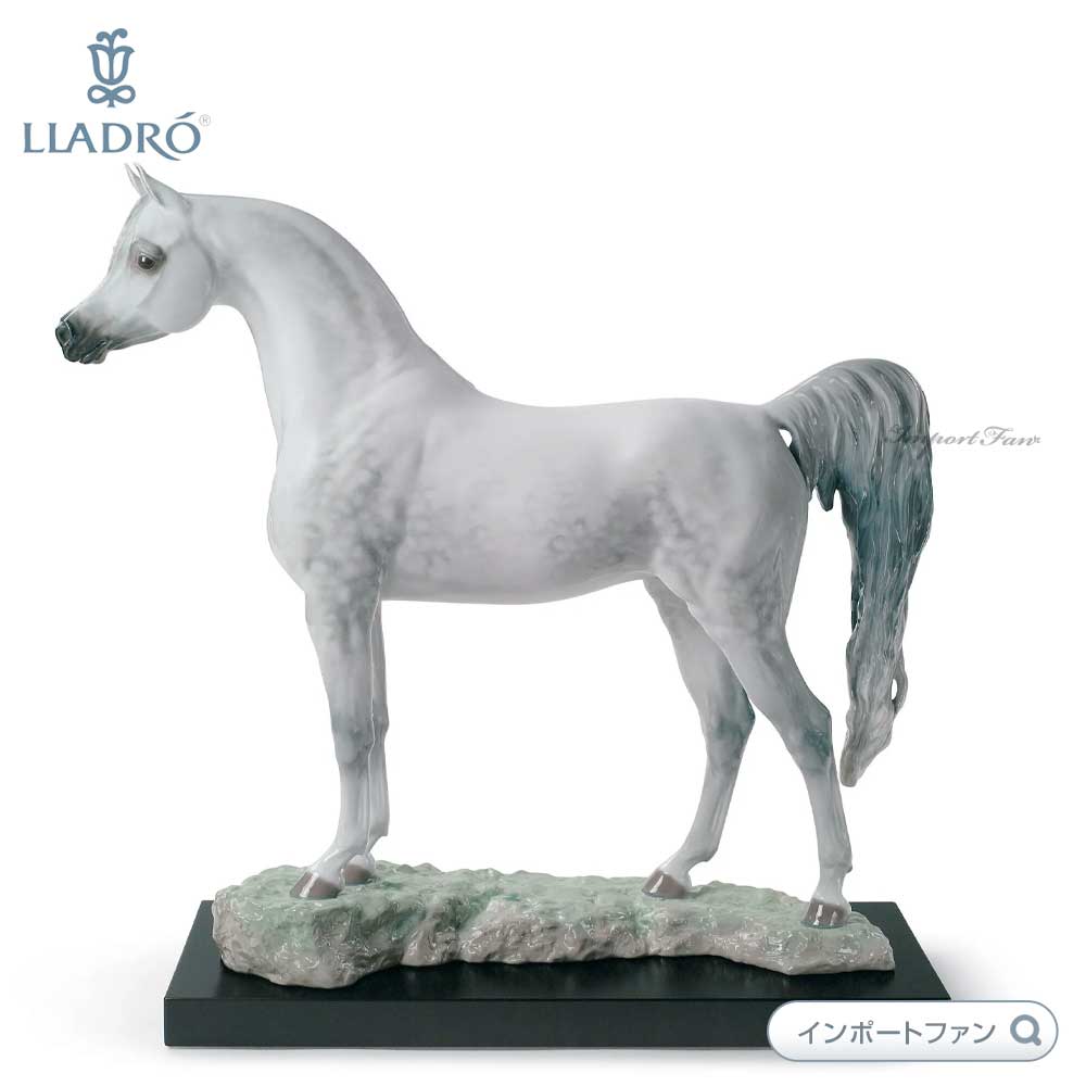 LLADRO　リヤドロ【白馬　ギャロップⅡ】　リアドロ　インテリア　　Ｌ471 楽天市場】リヤドロ ギャロップ 2 馬 ウマ ホワイト 白磁 置物