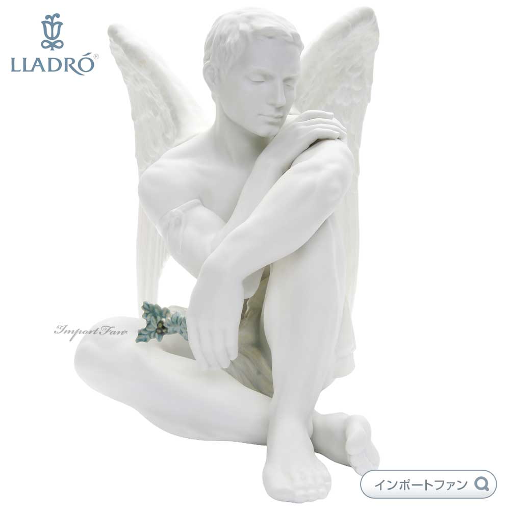 リヤドロ　LLADRO　人形　天使「 なんとかなるよ」 天使の考えごと<なんとかなるよ> | リヤドロ公式オンライン