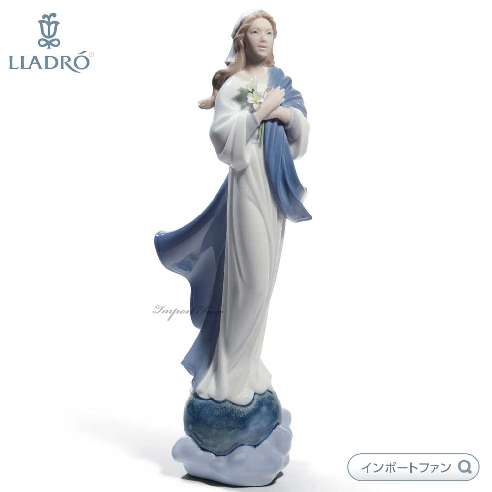 楽天市場】リヤドロ 聖なる母 聖母 マリア ユリ 百合 01008322 LLADRO