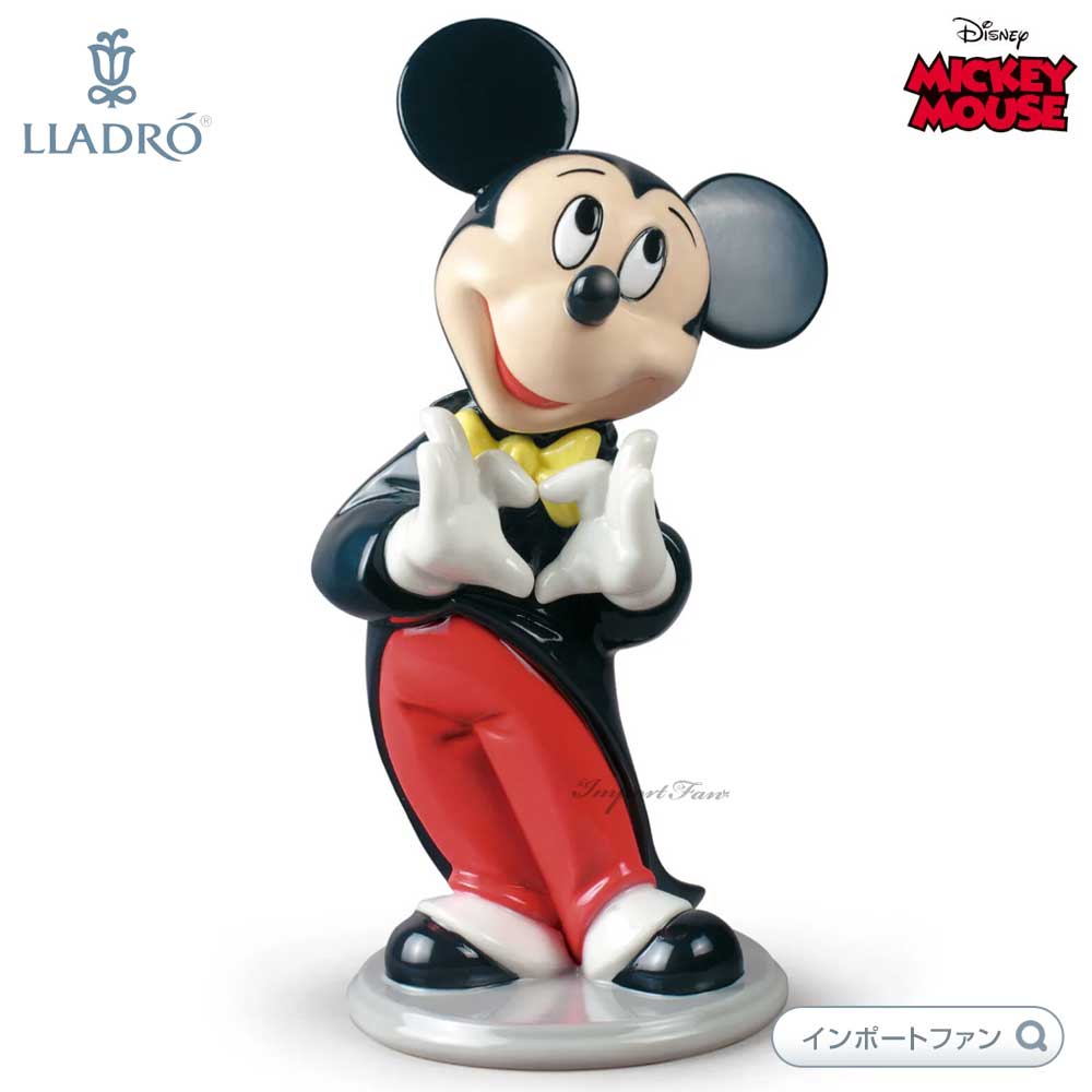 楽天市場】ミッキーマウス Blue LLADRO 【正規品】リヤドロ 新作