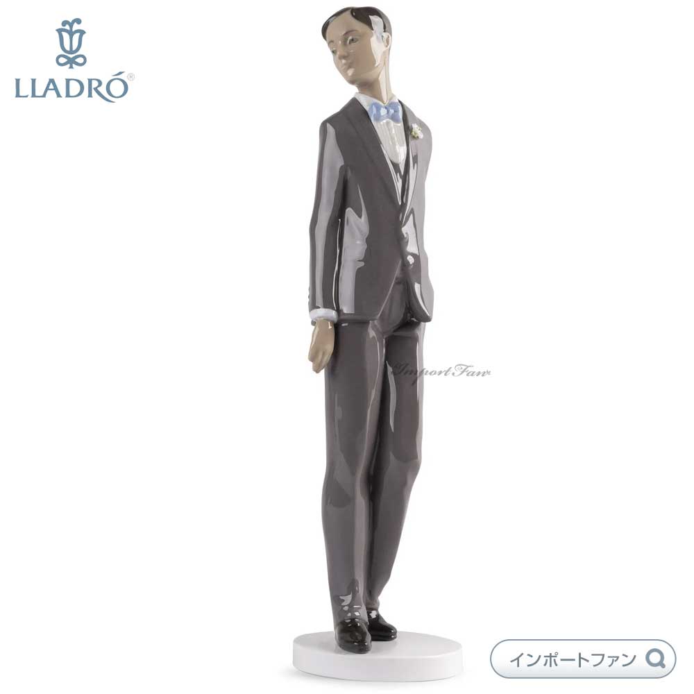 リヤドロ 新郎2 ウェディング 結婚式 置物 01009572 LLADRO ギフト プレゼント 【ポイント最大47.5倍！お買い物マラソン セール】｜Import Fan