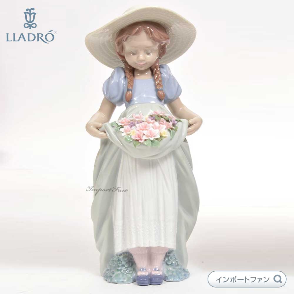 楽天市場】リヤドロ 花の香りにつつまれて 少女 置物 01005862 LLADRO 