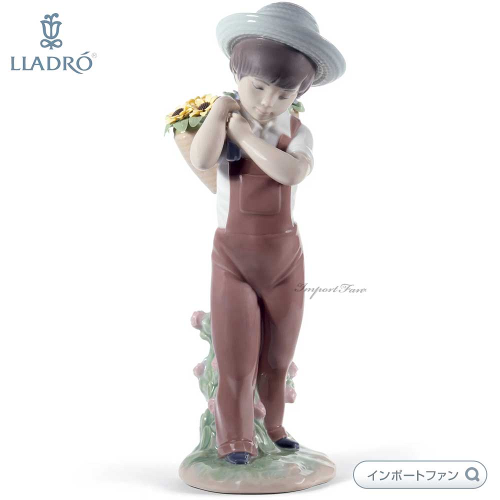 リヤドロ/lladro 　花車 楽天市場】リヤドロ 花車 お花屋さん 少年 置物 01001283 LLADRO