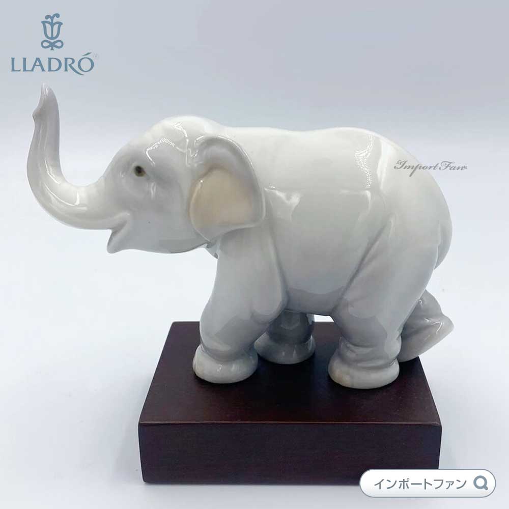 リヤドロ　象　置物　スペイン　雄叫び　lladro elephant 楽天市場】リヤドロ 象の行進 ゾウ 親子 置物 01001150 LLADRO