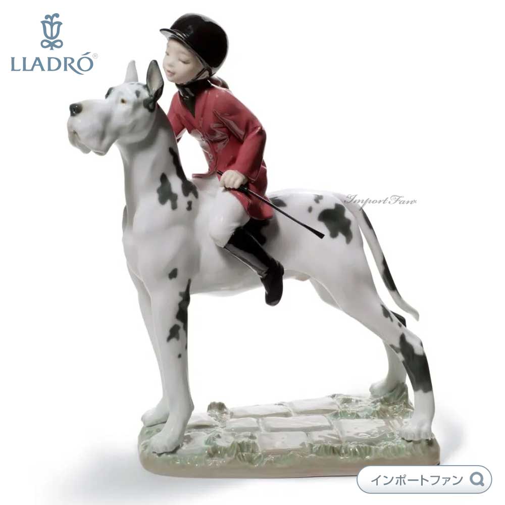 リヤドロ LLADRO No.6642 『お船に乗って』人形 リヤドロ（Lladro リアドロ 陶器人形 置物） 動物 お船に乗って