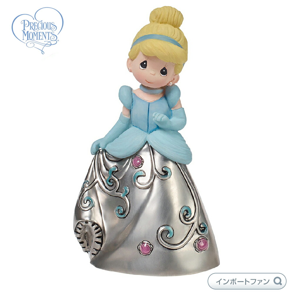 大流行中 プレシャスモーメンツ シンデレラ 装飾 ディズニー Disney Cinderella Decorative Bell Resin Zinc Alloy Precious Moments Import Fan 最安 Es Topxteriors Com