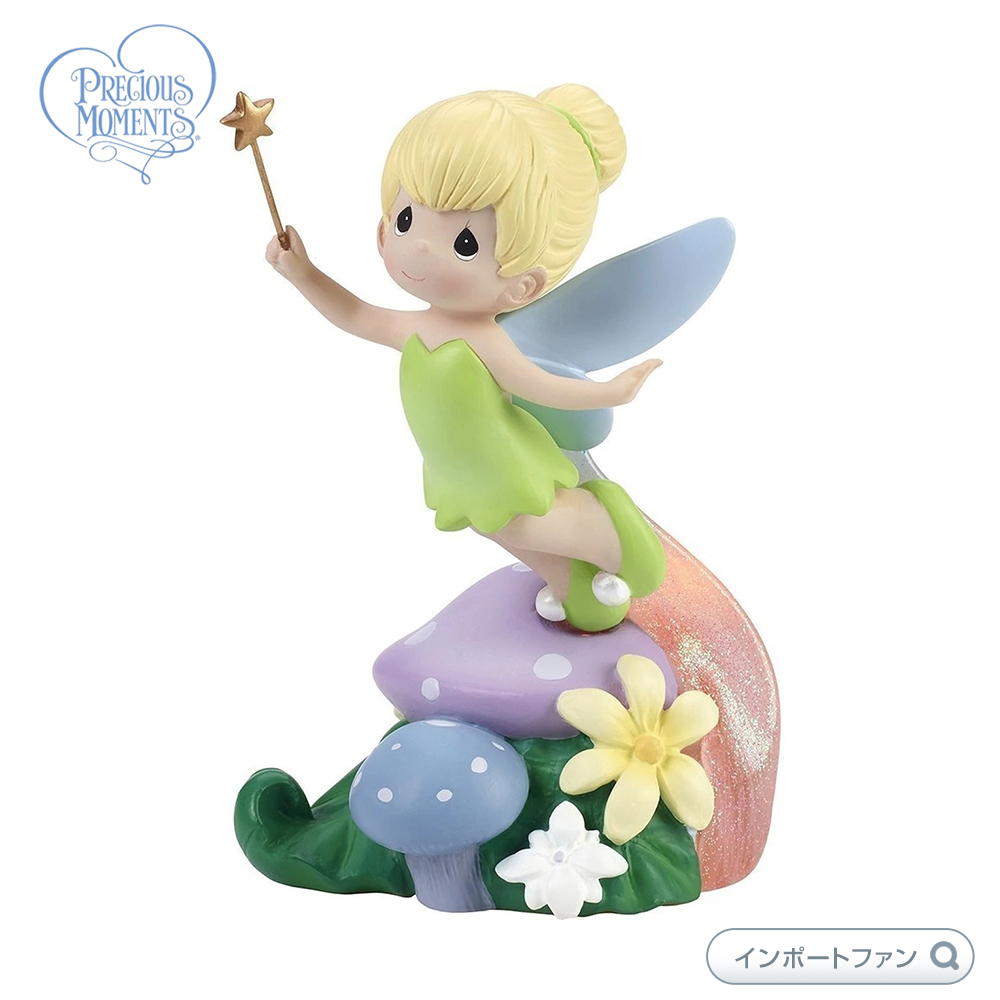 楽天市場 プレシャスモーメンツ ピーターパン ティンカー ベル Led ディズニー 1474 Disney Tinker Bell Figurine Led Resin Precious Moments Import Fan