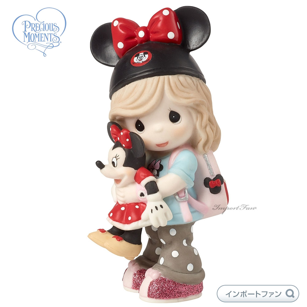 ミニー好きな方への誕生日プレゼントや大人の女性のコレクションに プレシャスモーメンツ ディズニー ミニーマウス 少女ドリーマー ディズニー Disney Minnie Mouse Figurine Disney Dreamer Bisque Porcelain Precious Moments
