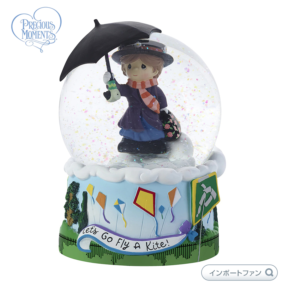 く日はお得 プレシャスモーメンツ メリー ポピンズ スノードーム オルゴール ディズニー Disney Showcase Mary Poppins Musical Snow Globe Precious Moments ギフト プレゼント Fucoa Cl