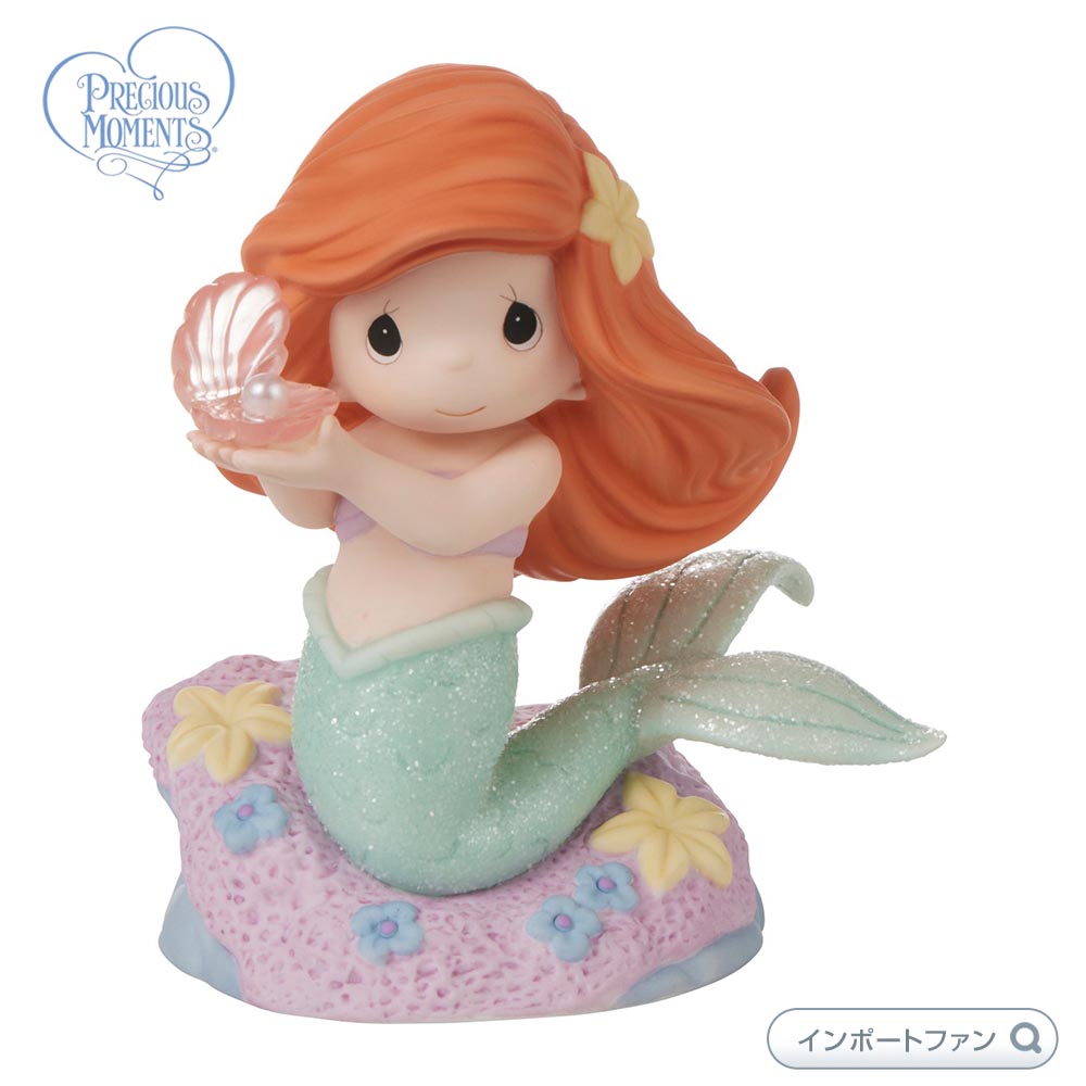 プレシャスモーメンツ アリエル 掘り出し物 リトル・マーメイド ディズニー 232008 You&rsquo;re A Rare Find Disney Ariel Figurine Precious Moments 【ポイント最大47.5倍！お買い物マラソン セール】｜Import Fan 28,600円