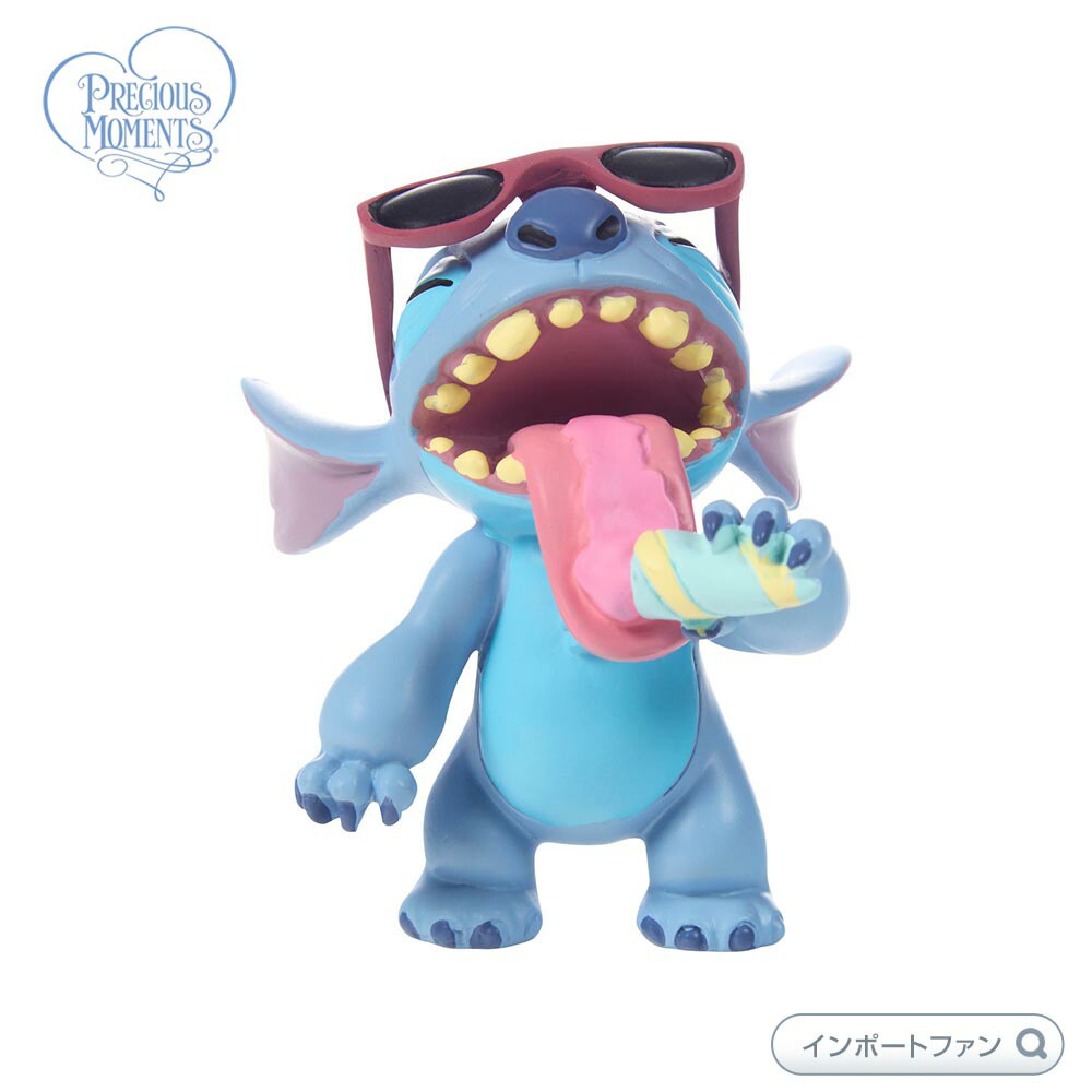 プレシャスモーメンツ スティッチ チルタイム ミニフィギュア リロ＆スティッチ ディズニー 242702 Time To Chill Disney Stitch Mini Figurine Precious Moments 【ポイント最大47倍！お買い物マラソン セール】