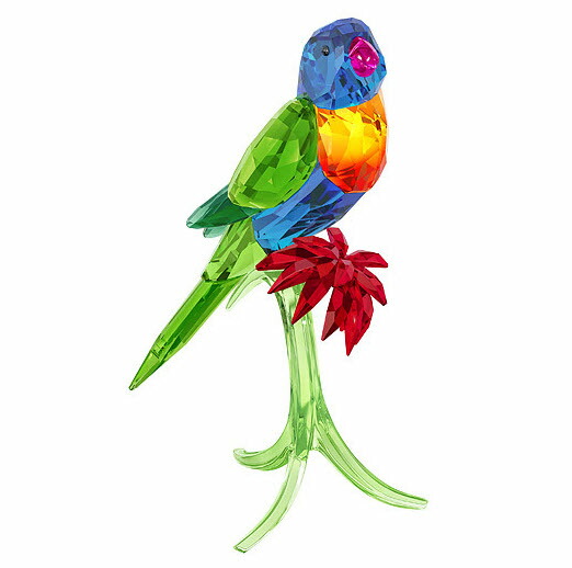 【未使用】スワロフスキー　セキセイインコ 楽天市場】スワロフスキー Swarovski セキセイインコ 鳥 680627