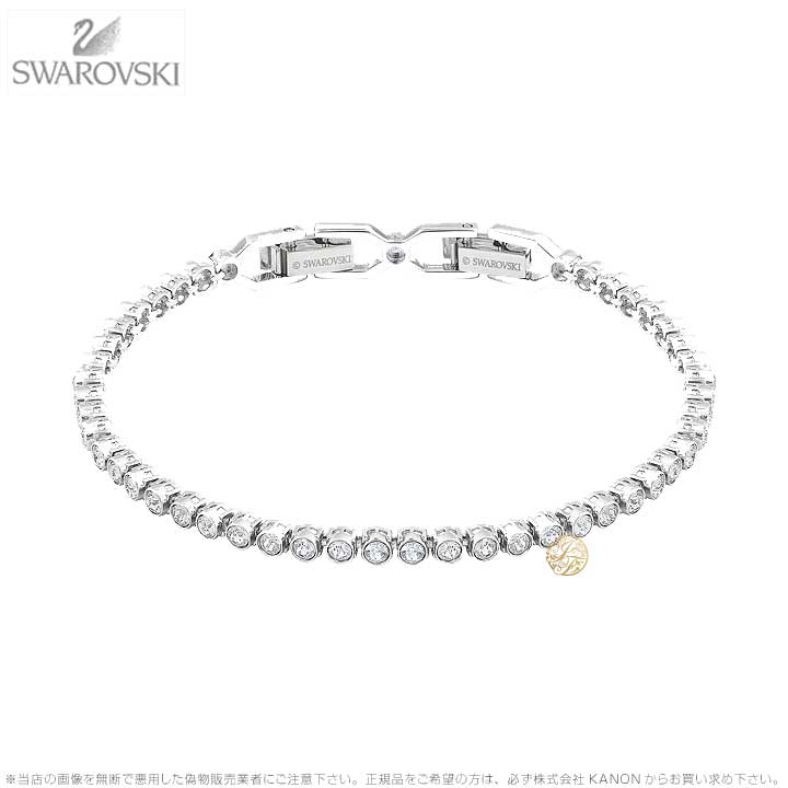 スワロフスキー エミリー ブレスレット 1808960 Swarovski EMILY BRACELET, WHITE, RHODIUM PLATING ギフト プレゼント 【ポイント最大47.5倍！お買い物マラソン セール】｜Import Fan