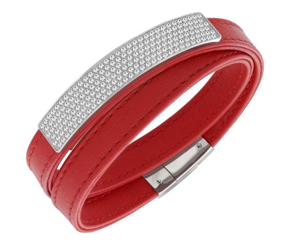 スワロフスキー ヴィオ レッド レザー ブレスレット 5120644 Swarovski Vio Leather Bracelet ギフト プレゼント 【ポイント最大49倍！お買い物マラソン セール】