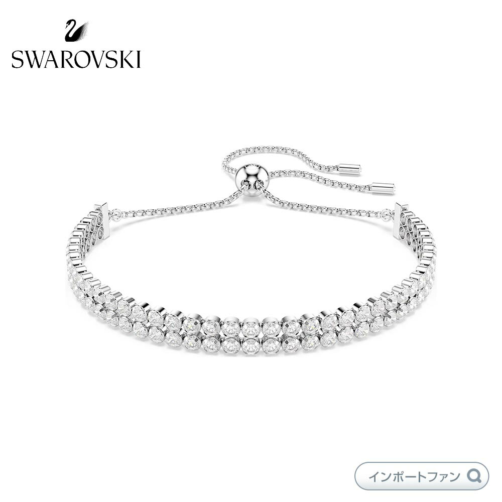 【新品】swarovski テニスブレスレット　アリアナグランデ　コラボ Ariana Grande x Swarovski Tennisブレスレット, ミックスカット