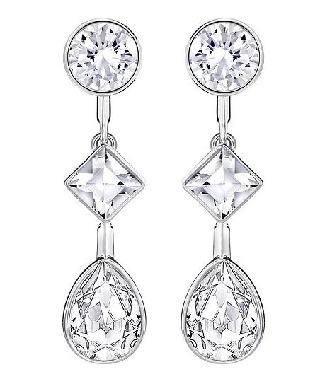 SWAROVSKI フォワード ピアスジャケット Swarovski Forward Earring Jackets, Blue