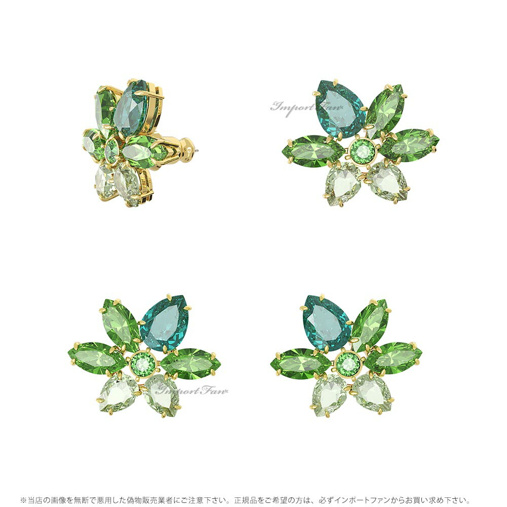 楽天市場】スワロフスキー ジェマ スタッドピアス フラワー 花