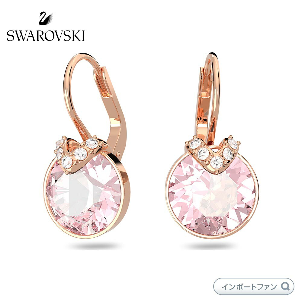 【SWAROVSKI】☆ジェマ ドロップ ピアス☆ Gema ドロップピアス, アシンメトリーデザイン, ミックスカット