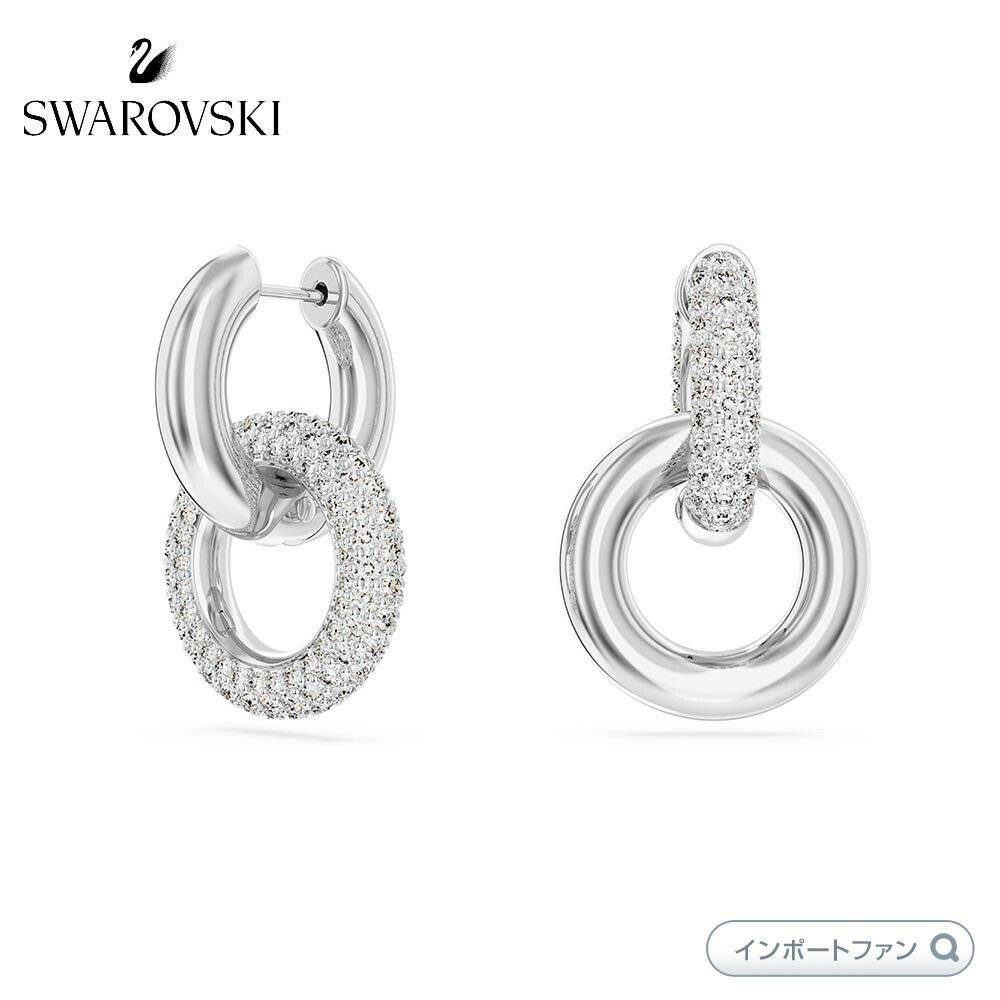 SWAROVSKI ピアス 楽天市場】スワロフスキー デクステラ フープピアス オクタゴン