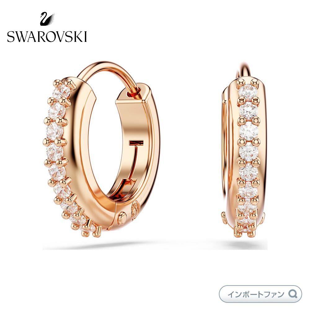 楽天市場】スワロフスキー マトリクス フープピアス バゲット・カット