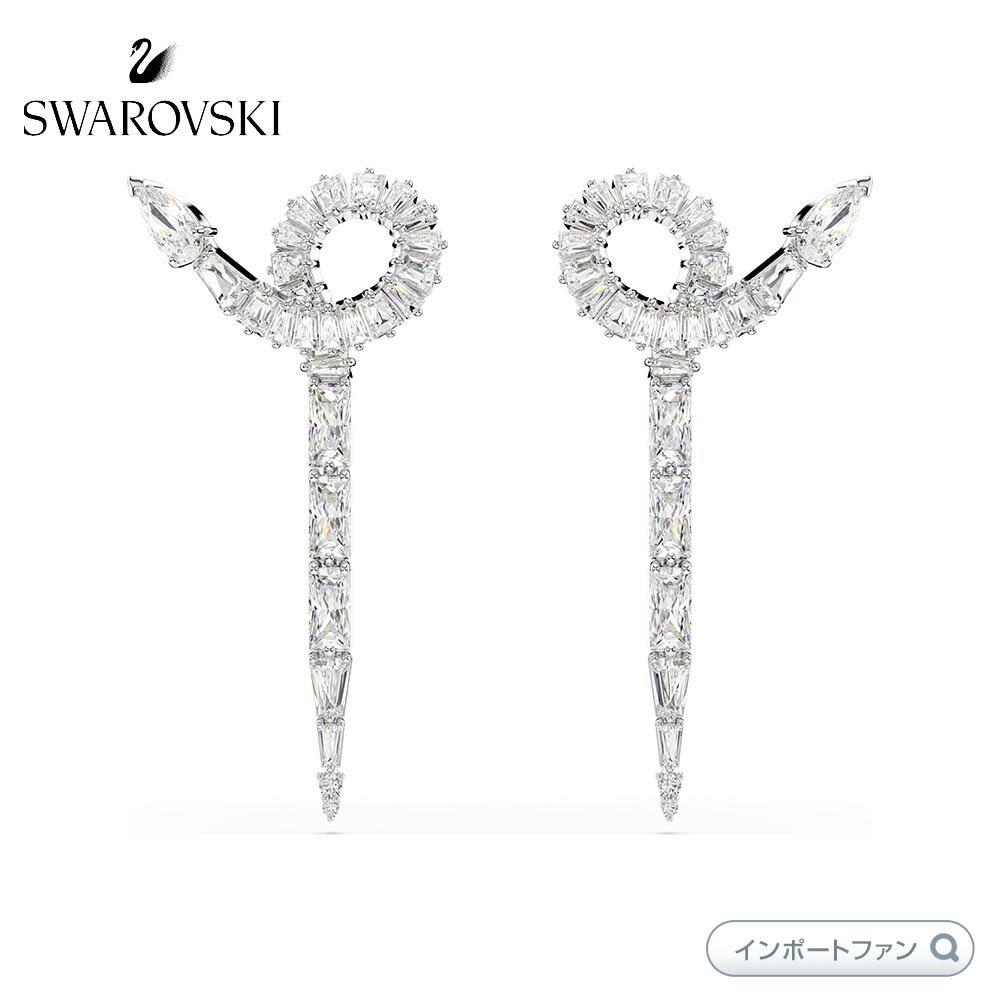 Swarovski Snake ブローチ クリスタル・パール, 巳年 Snake brooch, Crystal pearl, Mixed cuts, Year of the Snake