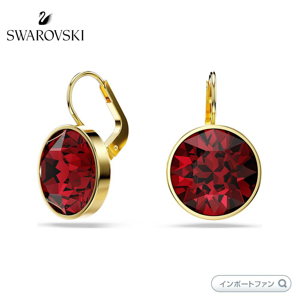 Swarovski スワロフスキー ピアス レディース 5723565 Attract Attract ドロップピアス, ラウンドカット, ピンク, ロジウム