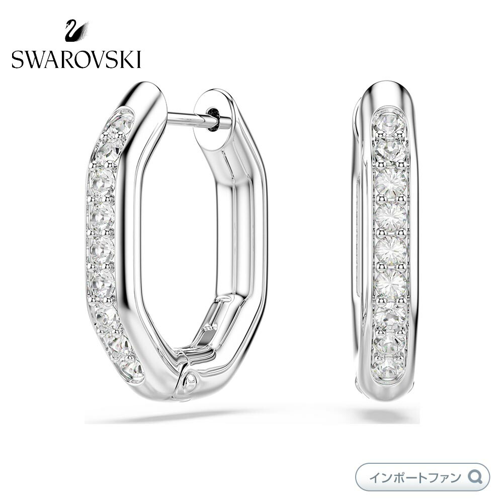 楽天市場】スワロフスキー デクステラ フープピアス パヴェ