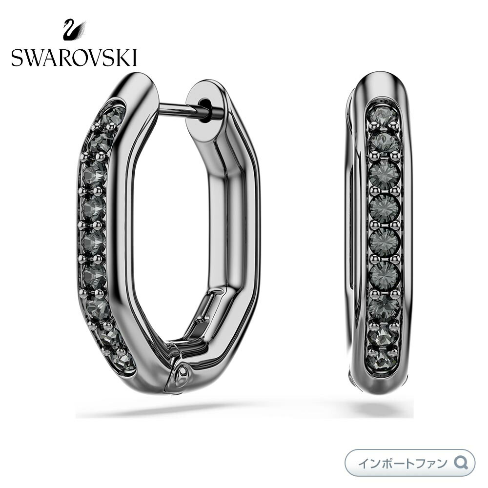 楽天市場】スワロフスキー デクステラ フープピアス パヴェ