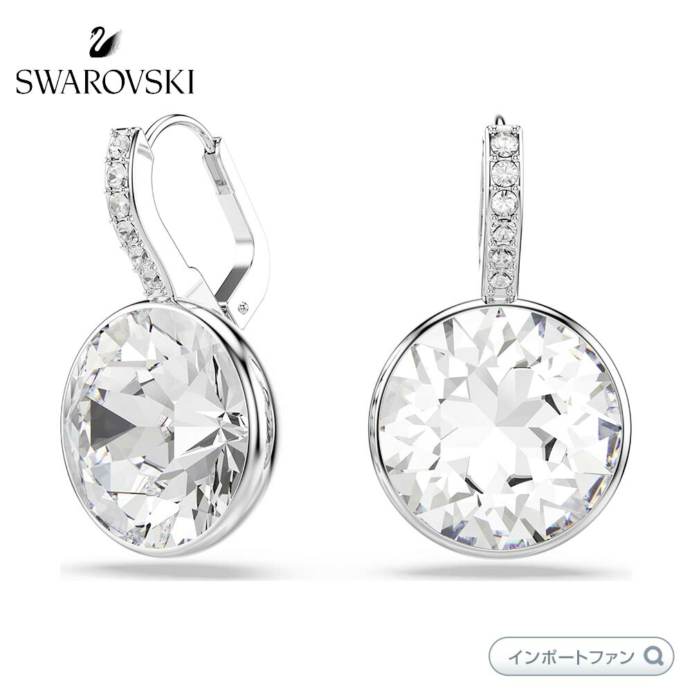 新品✨アリアナグランデ×スワロフスキー　ドロップピアス　パールクリスタル Ariana Grande x Swarovski ドロップピアス, クリスタル・パール