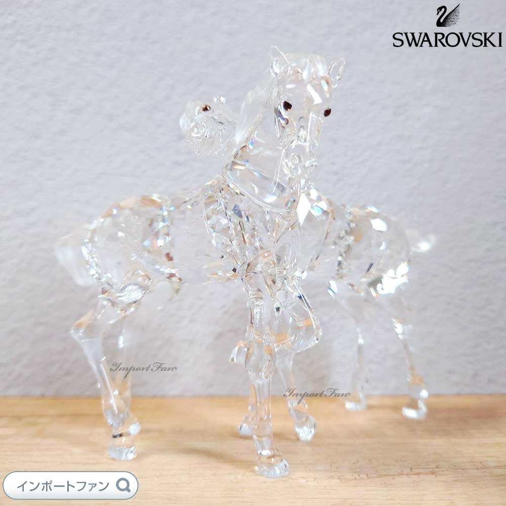 Swarovski 馬のクリスタルフィギュア Swarovski 馬のクリスタルフィギュア スワロフスキー置物