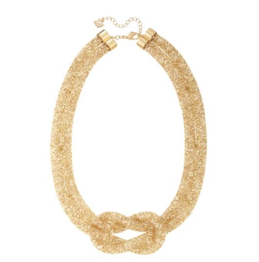 スワロフスキー スターダスト ノット ネックレス ゴールド 5110617 Swarovski Stardust Knot Necklace ギフト プレゼント 【ポイント最大47倍！お買い物マラソン セール】