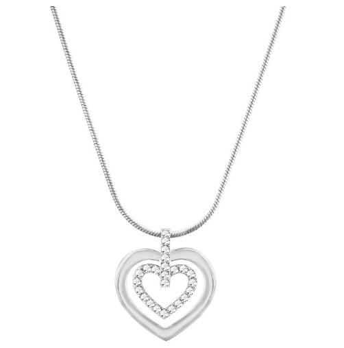 スワロフスキー サークル ハート ペンダント シルバー 5113776 Swarovski Circle Heart Pendant ギフト プレゼント 【ポイント最大49倍！お買い物マラソン セール】