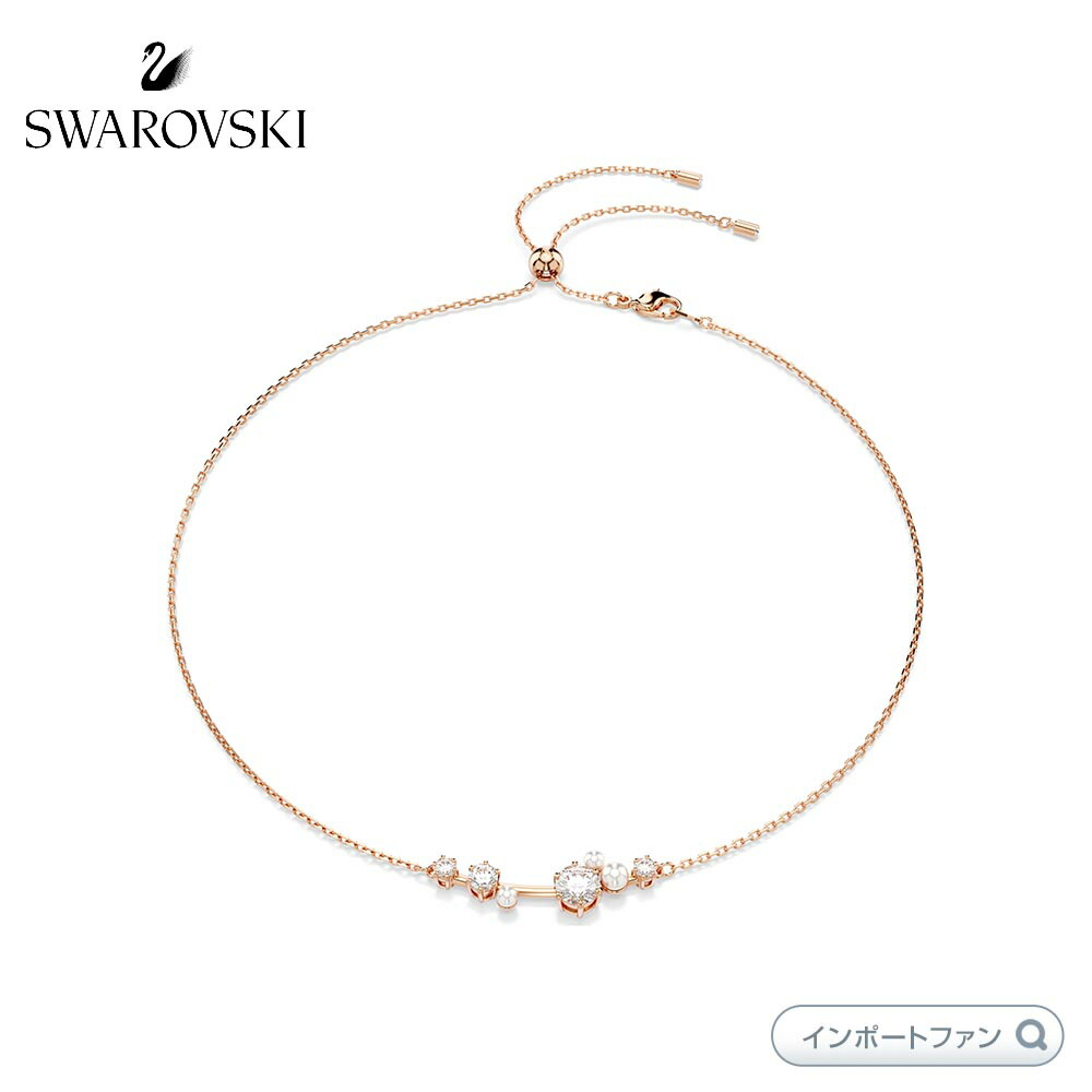 【新品、未使用】SWAROVSKIローズ 楽天市場】スワロフスキー コンステラ ネックレス ローズ