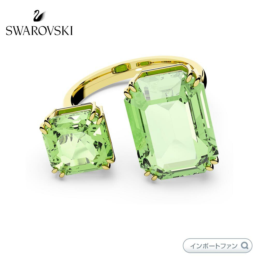 楽天市場】スワロフスキー ミレニア オープンリング 指輪 オクタゴン