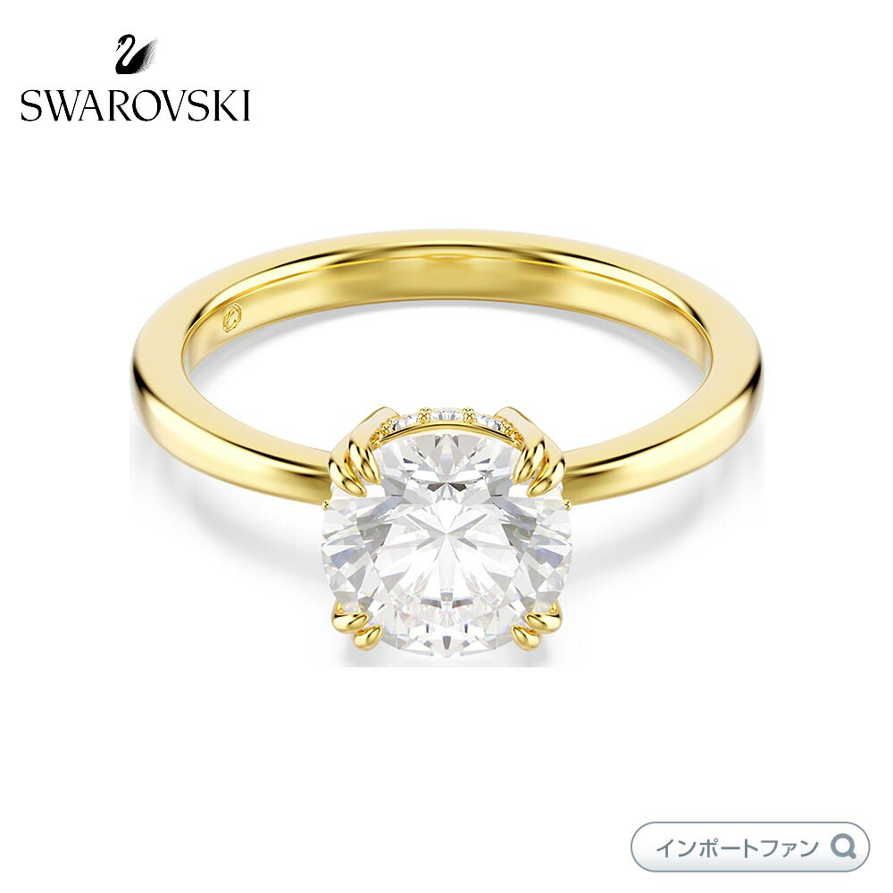 楽天市場】スワロフスキー アトラクト リング 指輪 スクエア カット