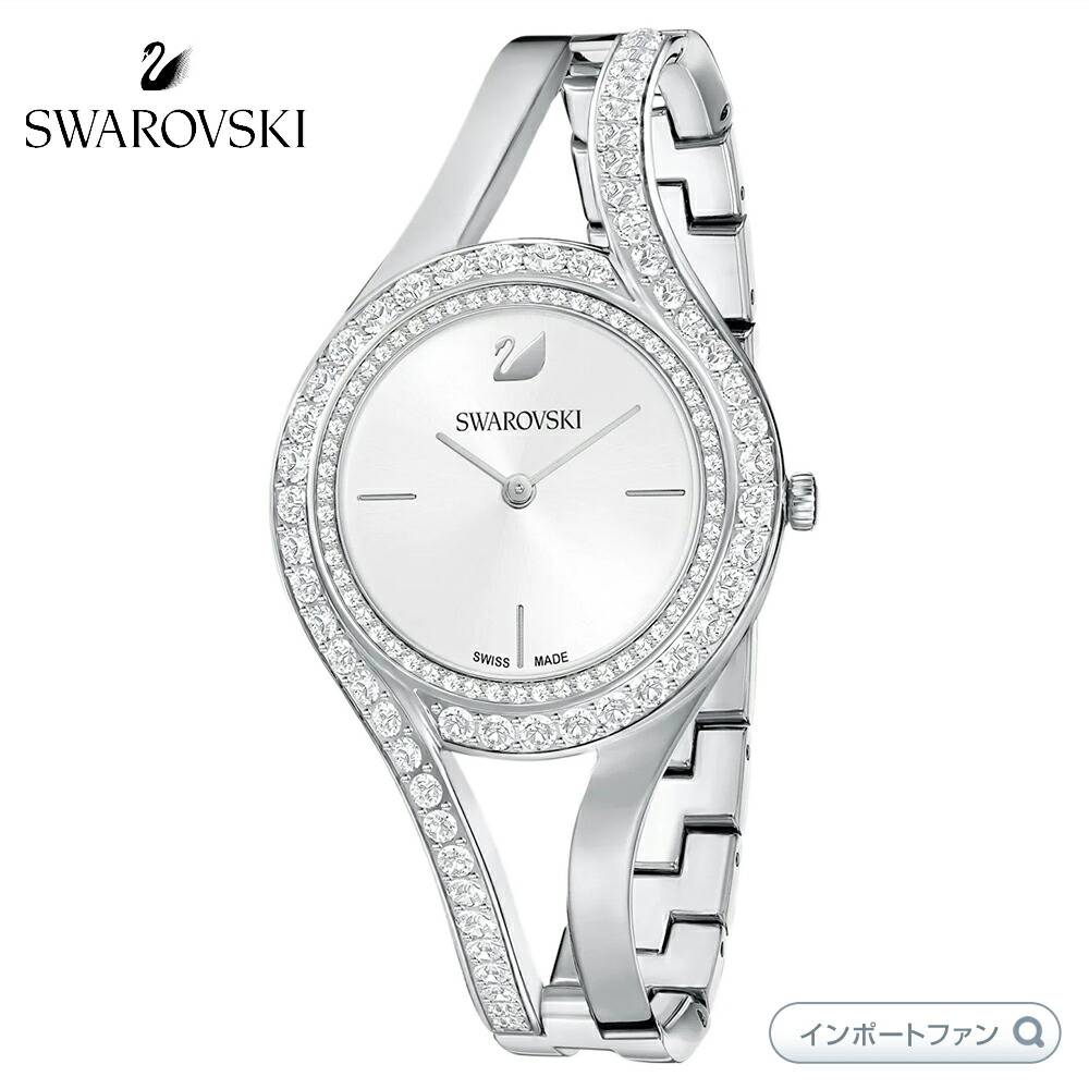 【SWAROVSKI】ステンレススチールウォッチ★国内発関税込 楽天市場】スワロフスキー クリスタライン オーラ メタル