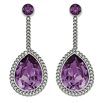 スワロフスキーピアス 楽天市場】スワロフスキー ミレニア ドロップピアス ミックスカット