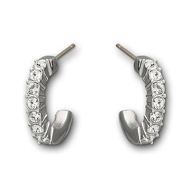 楽天市場】スワロフスキー ロゼッタ ダーク ピアス Rosette Dark