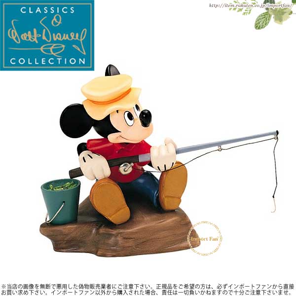 楽天市場 Wdcc ミッキーの魚釣り Mickey Mouse Somethin Fishy The Simple Things Import Fan