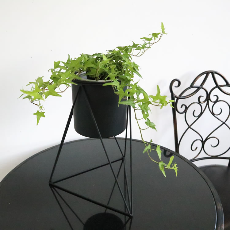 楽天市場 フラワースタンド アイアン おしゃれ 室内 モダン 鉢カバー 北欧 プランタースタンド 玄関 シンプル 花台 オブジェ ベランダ ガーデニング 鉢置き リビング インテリア雑貨 花置き 園芸ラック 玄関先 観葉植物 輸入雑貨 イエ