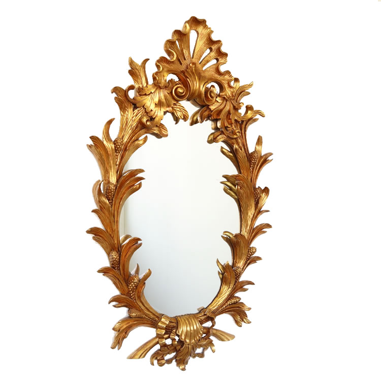 楽天市場】鏡 壁掛けミラー おしゃれ ゴールド 八角形 アンティーク