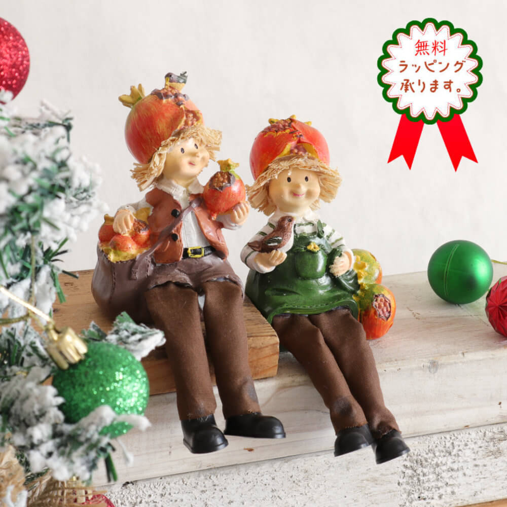 楽天市場】ガーデニング雑貨 ガーデンお人形 ドール 妖精 お座り 【花