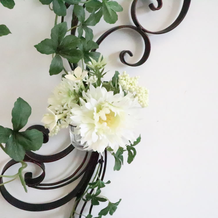 動画有り 壁掛け 花瓶 おしゃれ 造花付き 玄関 壁掛け花瓶 一輪挿し フラワーベース 壁飾り モノトーン インテリア 花 雑貨 ウォールデコ アイアン 北欧 壁面 装飾 ウォールアート ウォールデコレーション おすすめ 人気 モノクロ フラワーアレンジ Napierprison Com