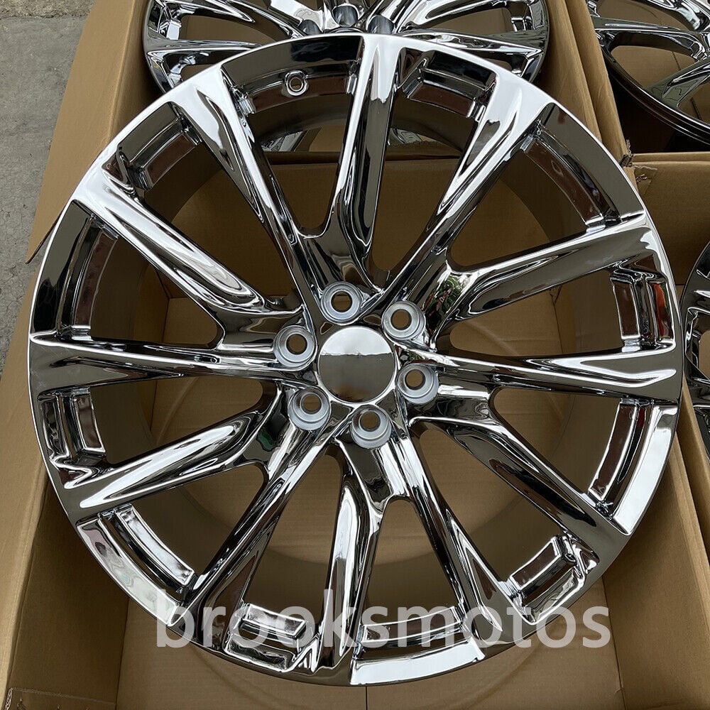 26インチ NEW クロームスタイル ホイール キャデラック エスカレード 26X10 6X139.7 4本セット -BRN-11210★|インポートパーツゼロワン