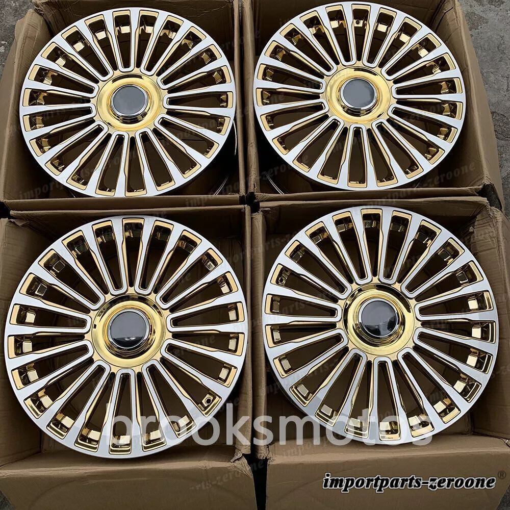 20インチクロームゴールドmスタイルホイールリンカーンmkx 20x8.5 オフセット 38 LI-2254｜インポートパーツゼロワン