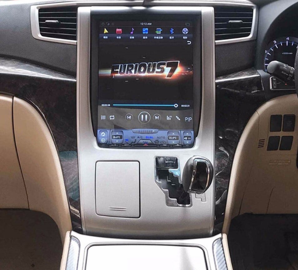 テスラスタイル　アンドロイドナビ　トヨタ　アルファード　　64GB ROM + Android 11 + 8コア + wifi + dsp + carplay｜インポートパーツゼロワン 64,350円